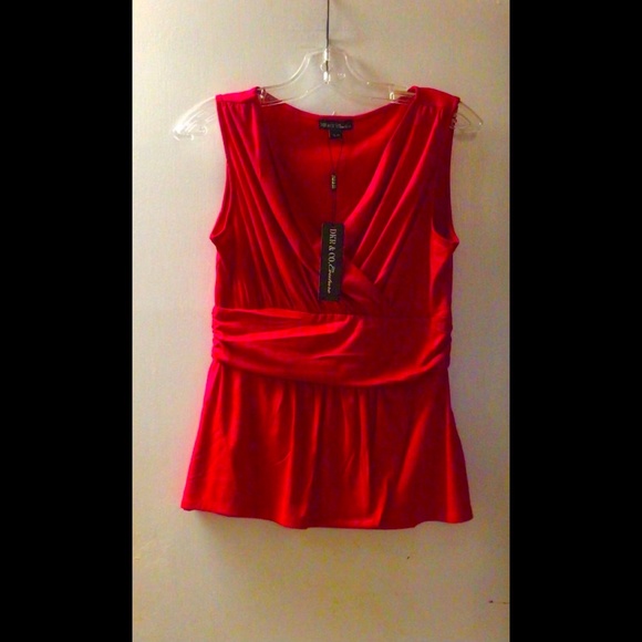 🌟 Crossover Tank Top with Band - Picture 1 of 4